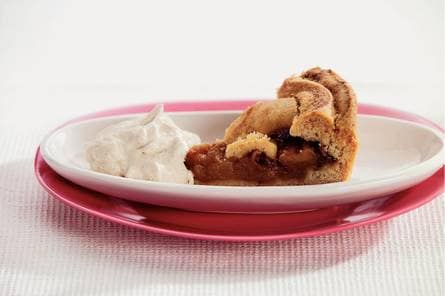 Roomboterappeltaartje met 'n tic