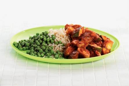 Tikka masala met kalkoen