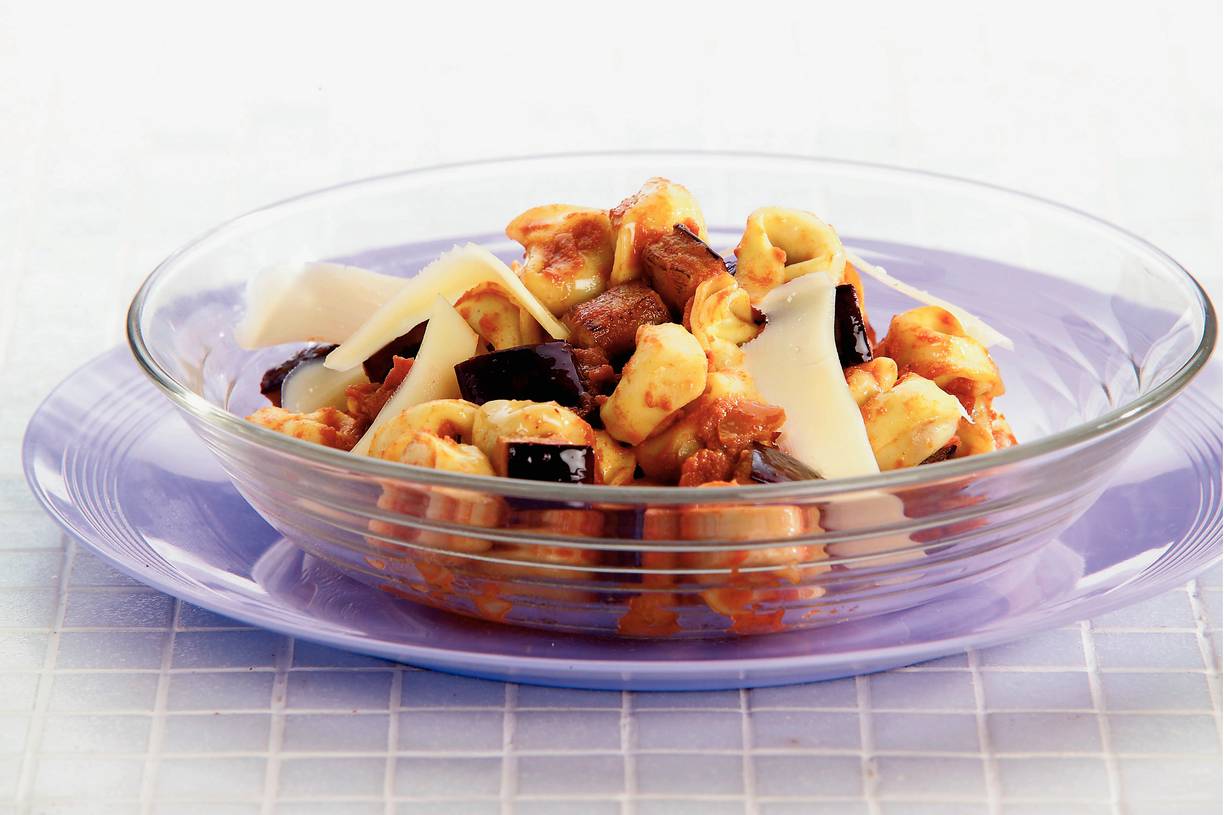 Tortellini met tomaat-mascarponesaus
