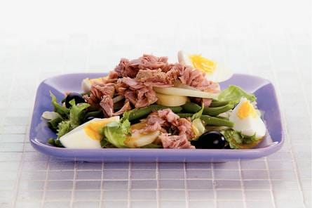 Aardappelsalade met tonijn