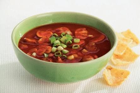 Vegetarische Chinese tomatensoep