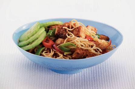 Eiermie met Thaise kip