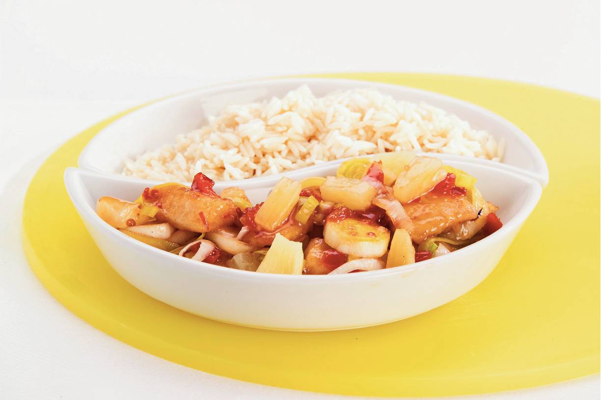 Tilapia in zoete chilisaus