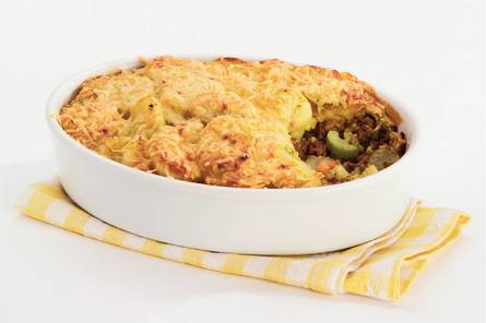 Ovenschotel met gehakt en bleekselderij