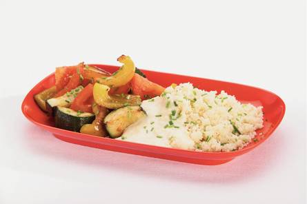 Couscous met lichte kaassaus
