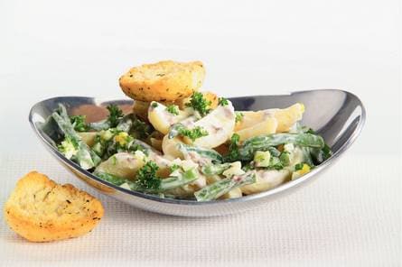 Aardappelsalade met ansjovisdressing