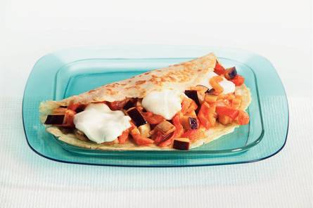 Mediterrane groentenpannenkoeken