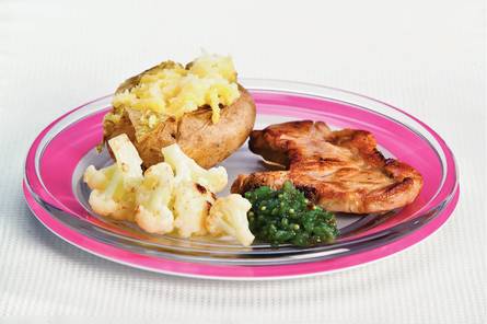 Gegrilde karbonades met relish