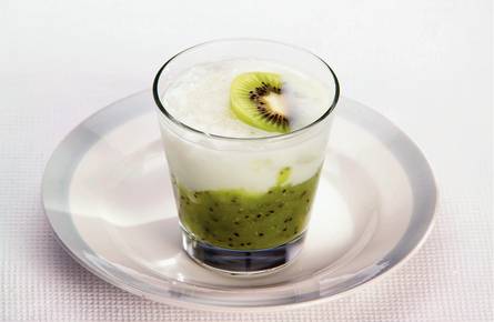 IJsyoghurt met kiwi