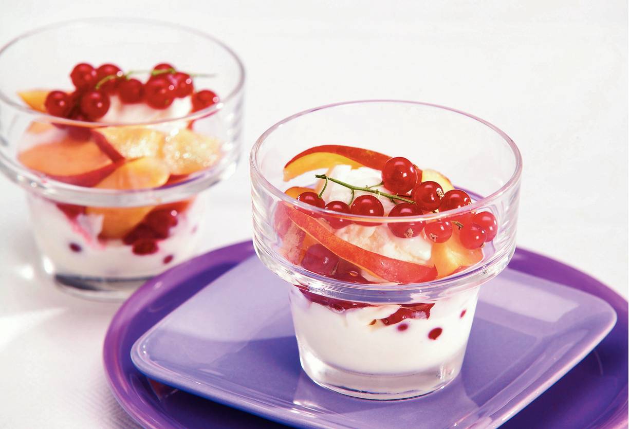 Slanke sorbet met zomerfruit