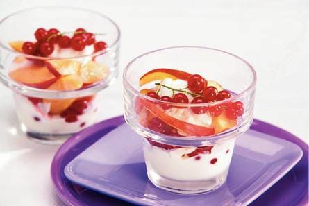 Slanke sorbet met zomerfruit