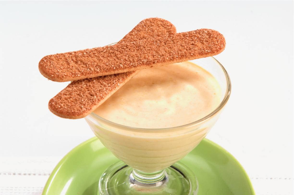 Slanke perzikenmousse