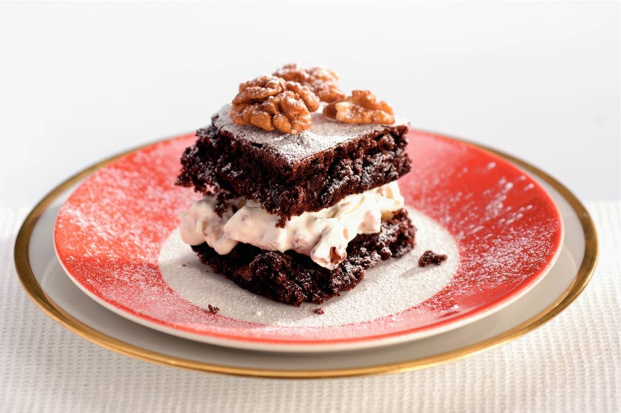 Gevulde brownies