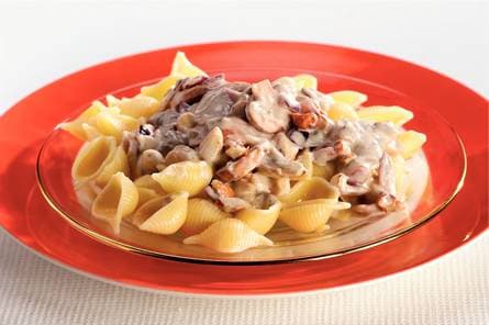 Pasta met noten-roomsaus