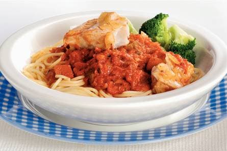 Mediterrane spaghetti