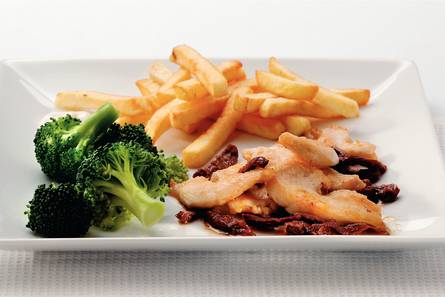 Kipfilet met warme tomatenvinaigrette