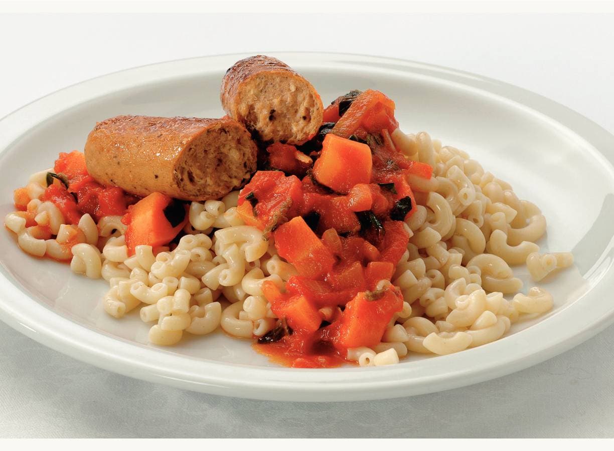 Italiaanse worstjes met tomatensaus