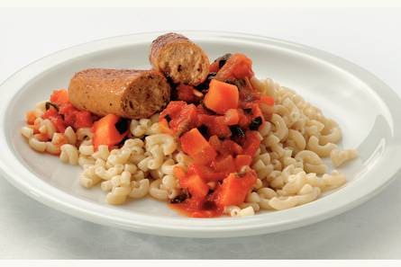 Italiaanse worstjes met tomatensaus
