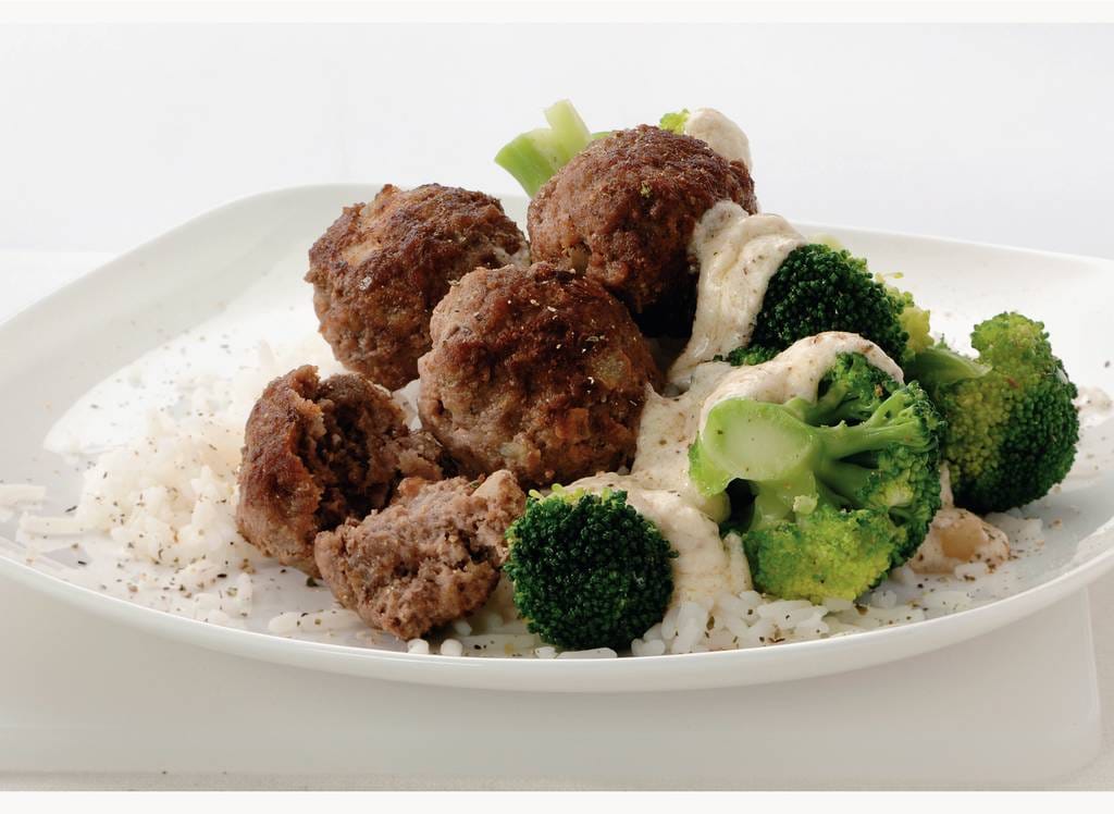 Pepertartaarballetjes met rijst en broccoli - Albert Heijn