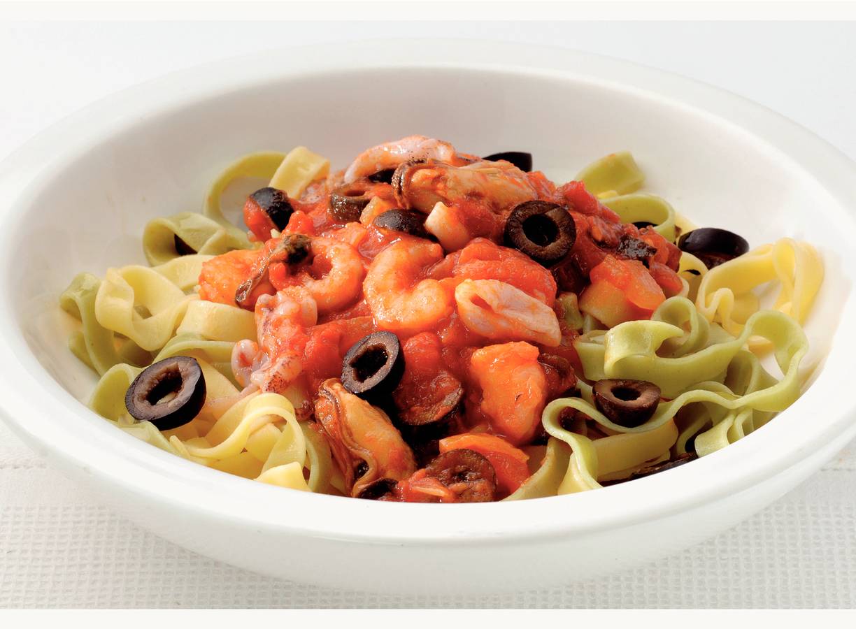 Tagliatelle met zeevruchten
