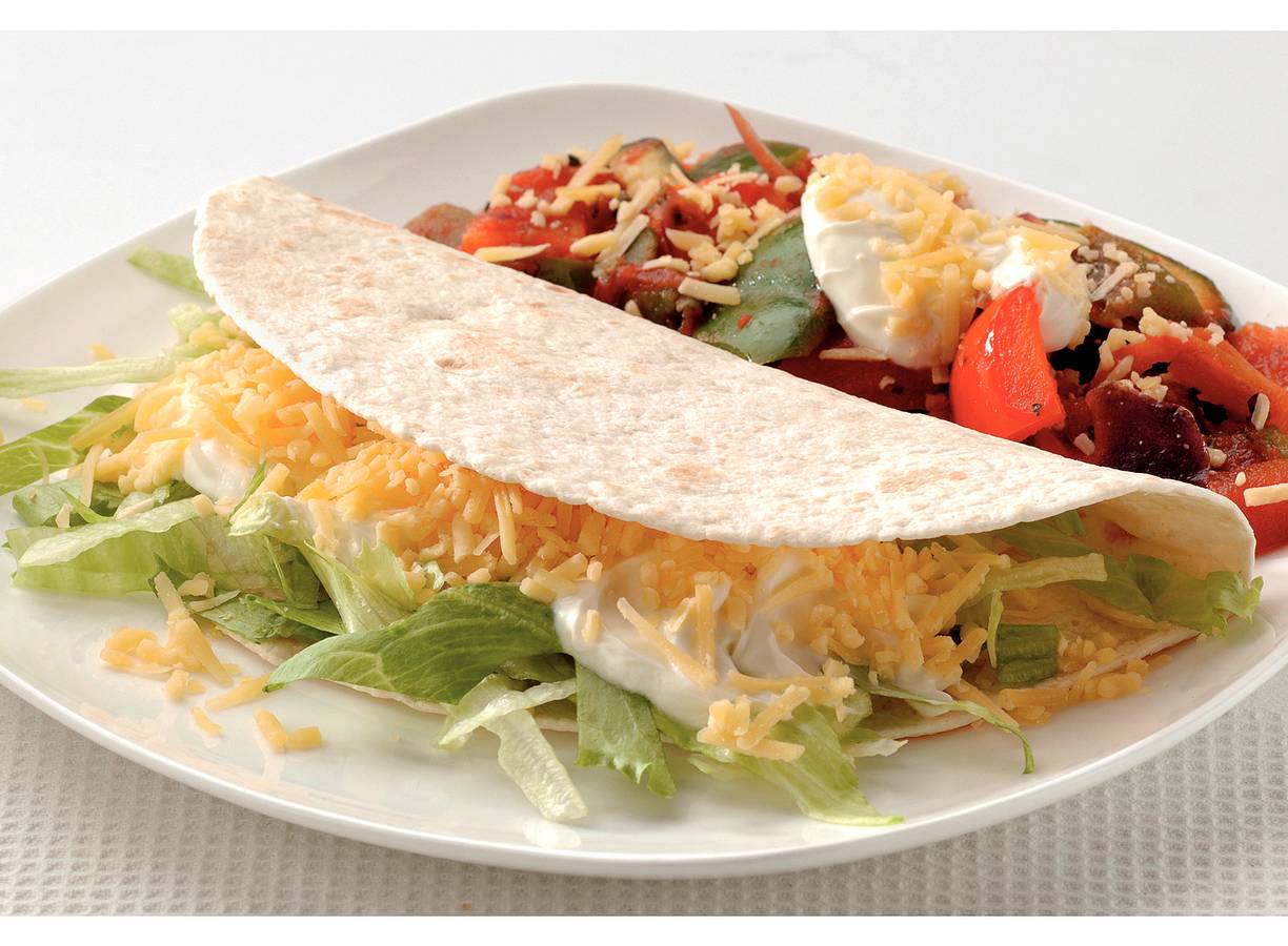 Zomerse wraps met ratatouille