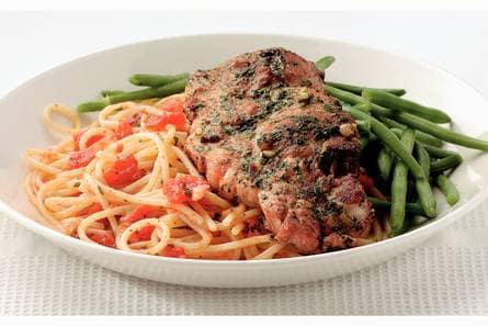 Italiaanse karbonades met spaghettini