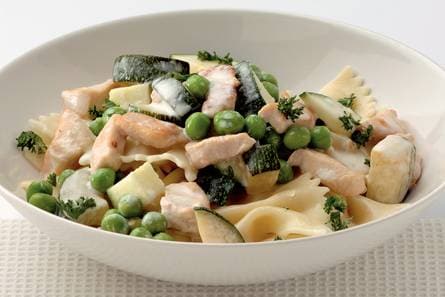Pasta met romige kip-citroensaus