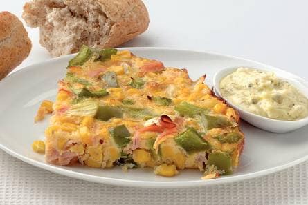 Maïsomelet uit de oven