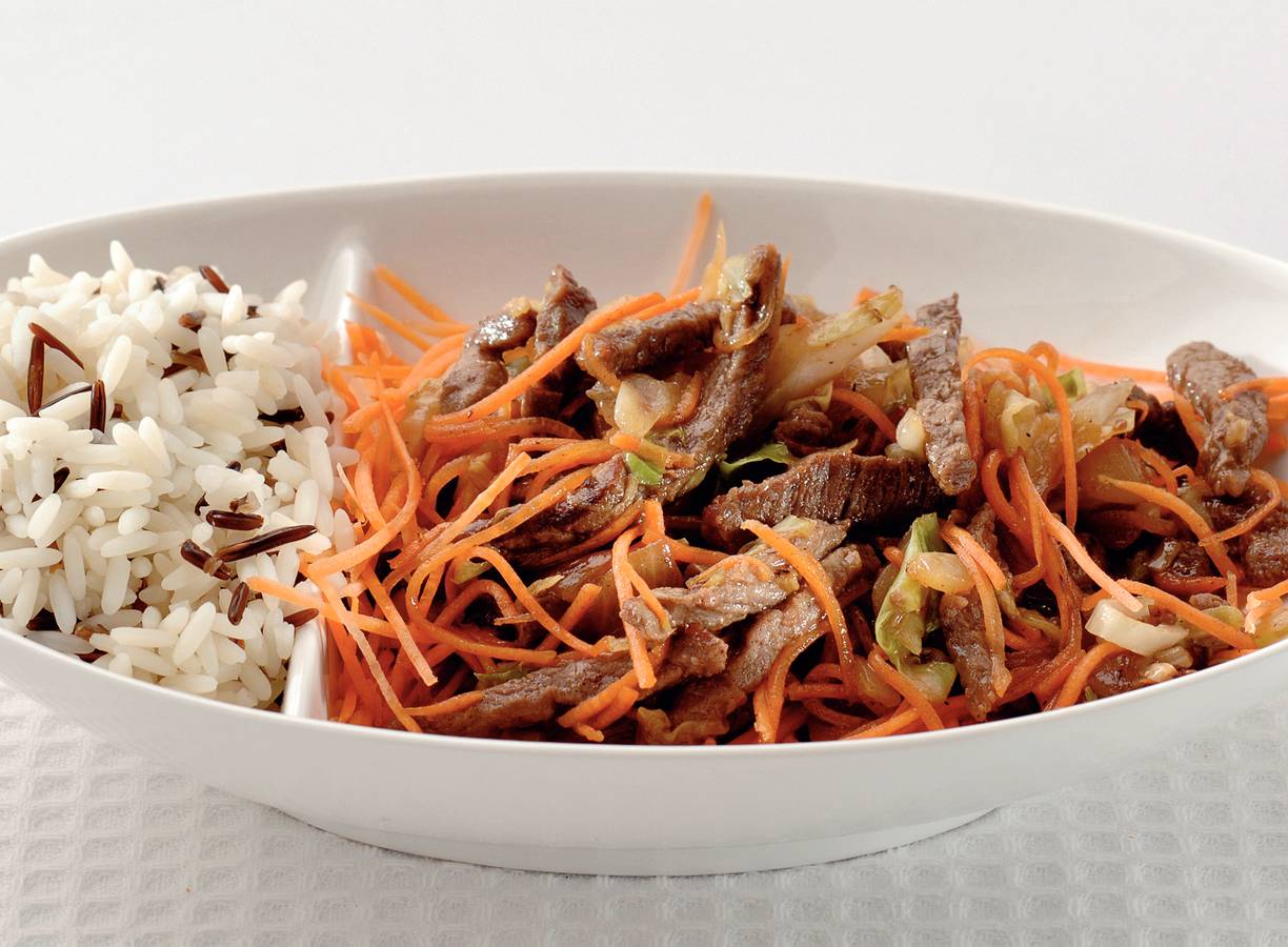 Rundvlees Teriyaki met wilde rijst