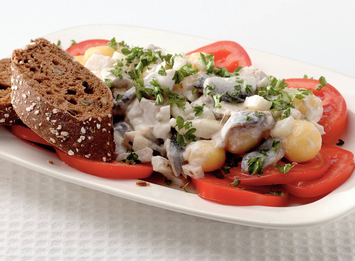 Haringsalade met krieltjes