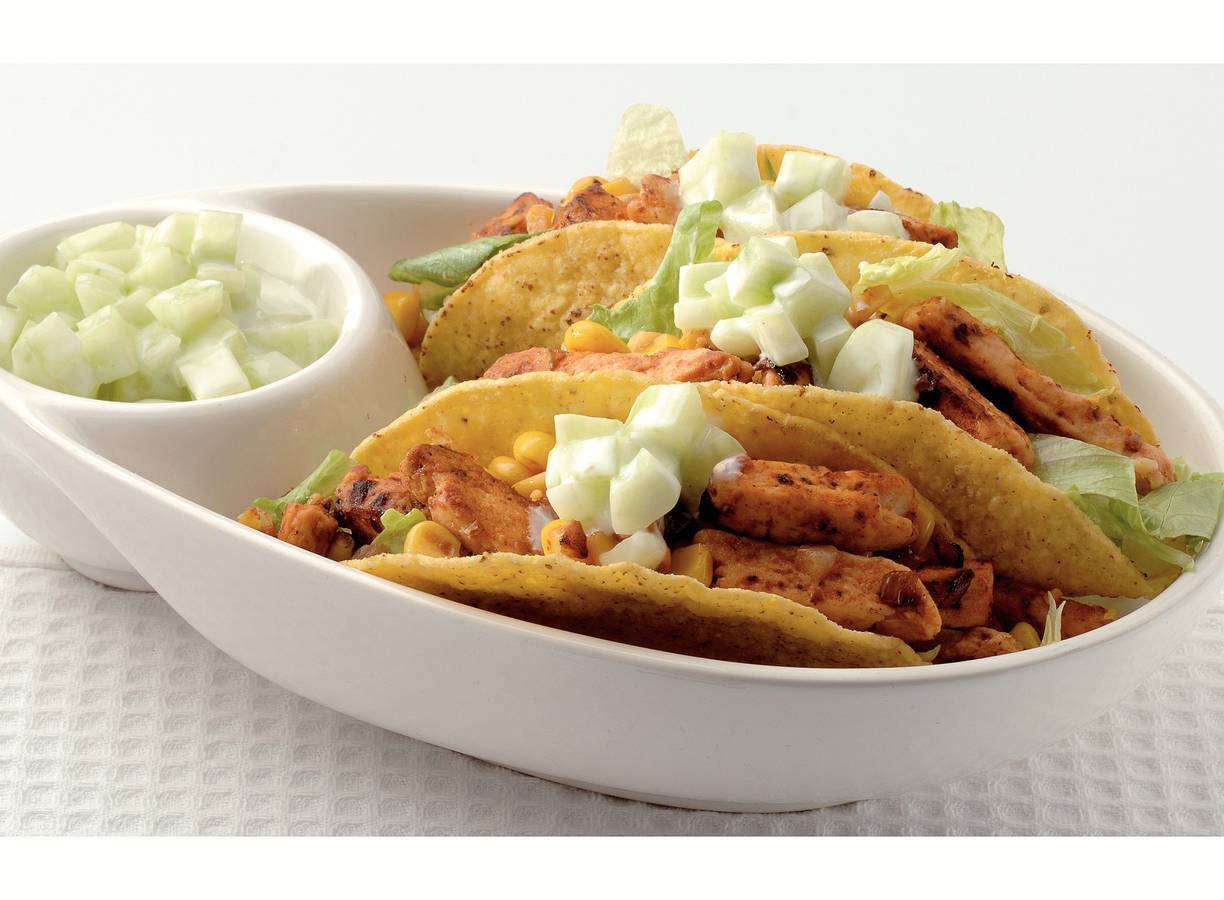 Tacoschelpen met Quorn