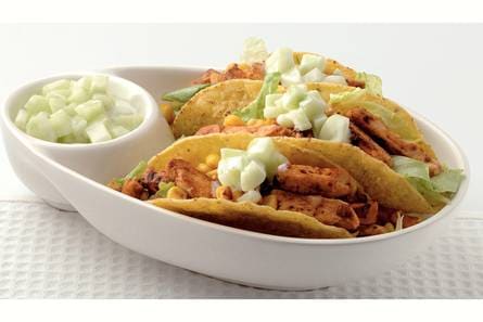 Tacoschelpen met Quorn