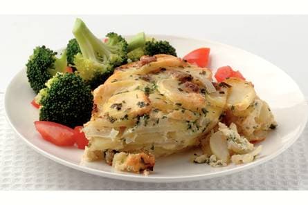 Aardappel-ansjovisschotel