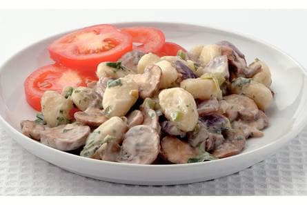 Gnocchi met Danish blue-basilicumsaus