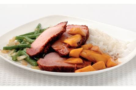 Amerikaanse beenham met mango