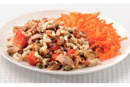 Pasta met tonijn-kappertjessaus