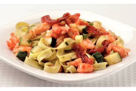 Verse tagliatelle met rivierkreeftjes