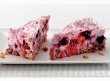 Zomerfruit-kwarkdesserttaartje