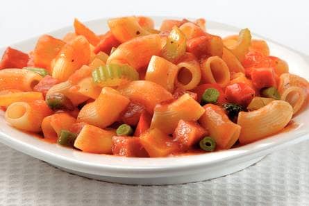 Hollandse macaroni met zomergroenten