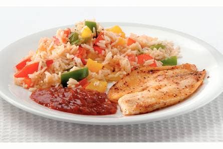 Cajunvis en paprikarijst