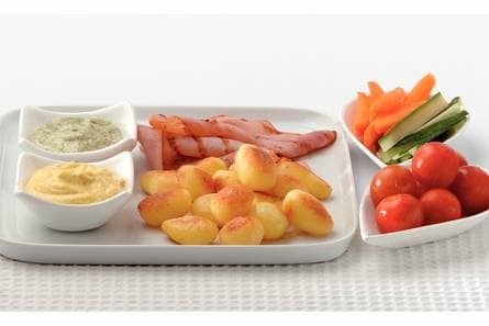 Gebakken krieltjes met dip