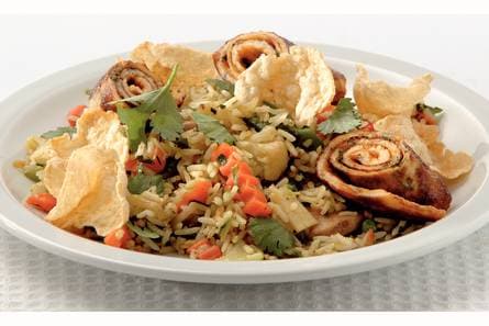 Pittige nasi goreng met knoflook