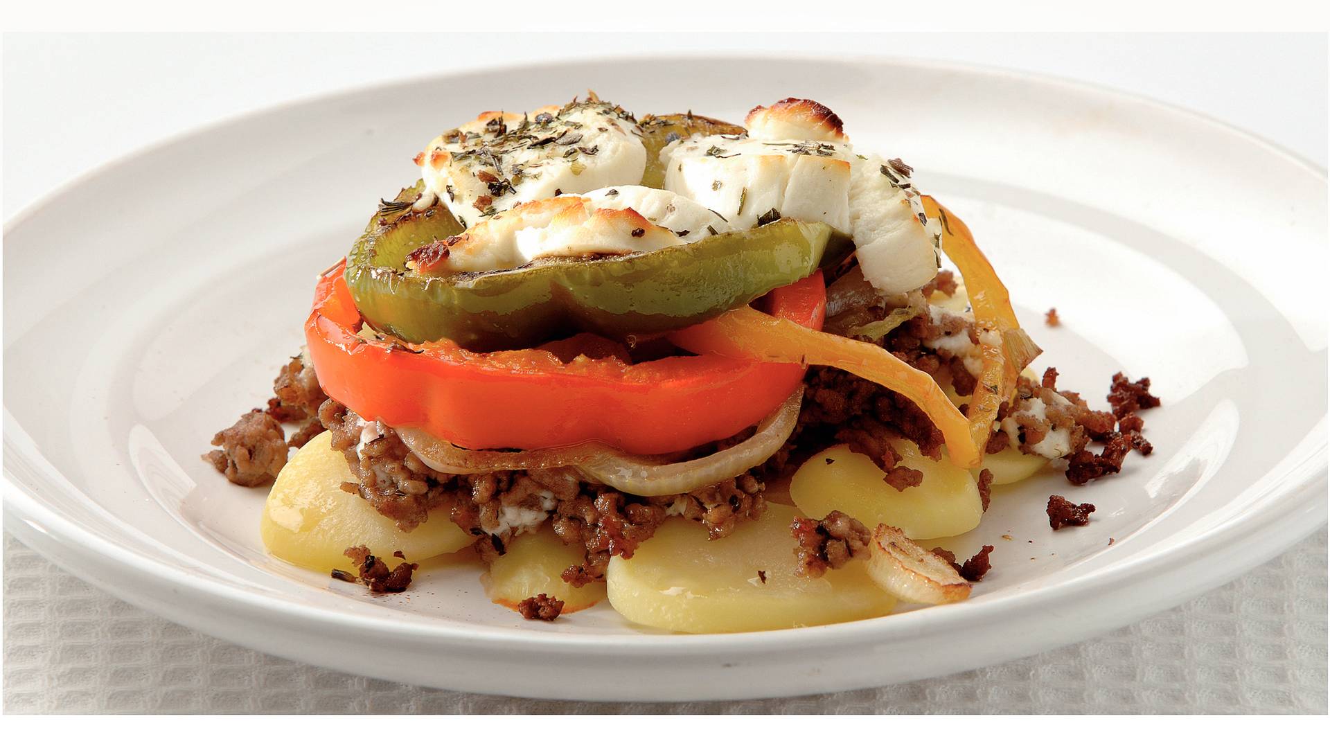 Taartje met paprika en geitenkaas recept Allerhande Albert Heijn België