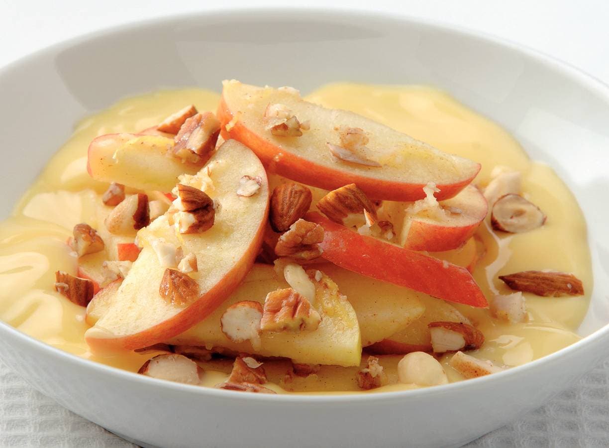 Appelsalade met noten