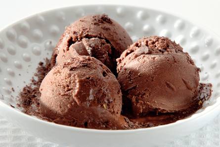 Chocoladeperen-semifreddo