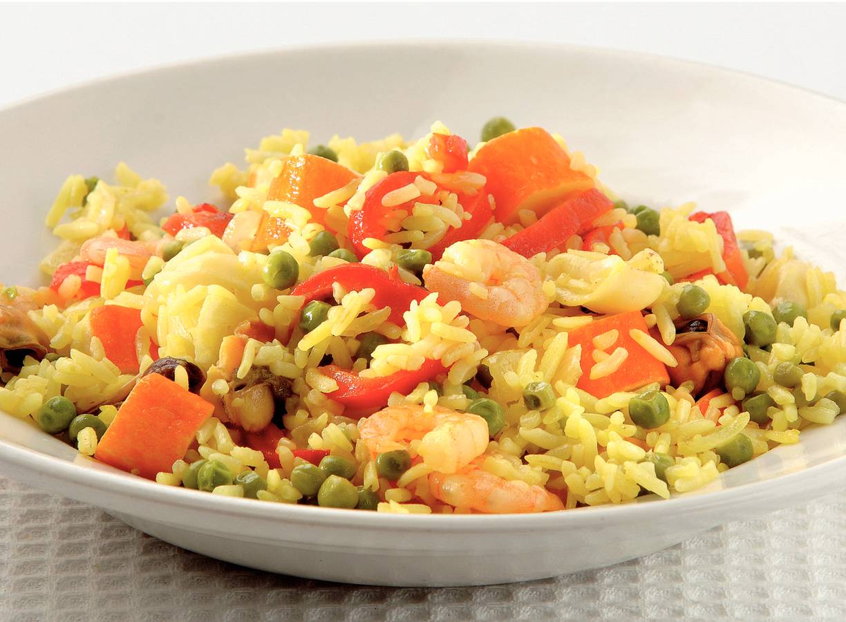 Anders-dan anders paella met gegrilde paprika