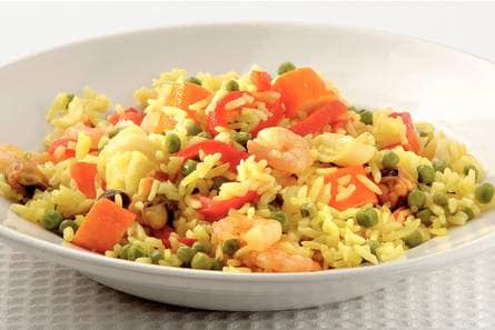 Anders-dan anders paella met gegrilde paprika