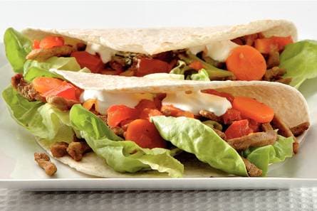 Shoarmawrap met verse tomatensaus