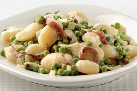 Gnocchi met ansjovis en citroen