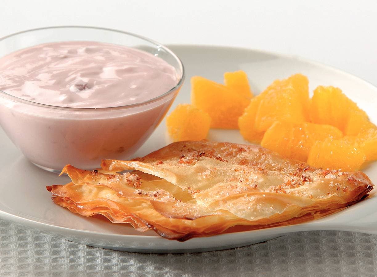Filokaneelkoekjes met kwark